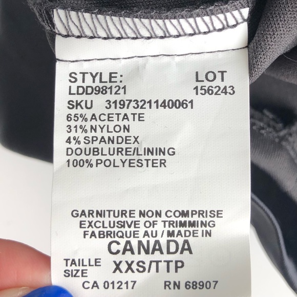 2000’s le chateau formal midi dress, size XXS - Picture 8 of 10